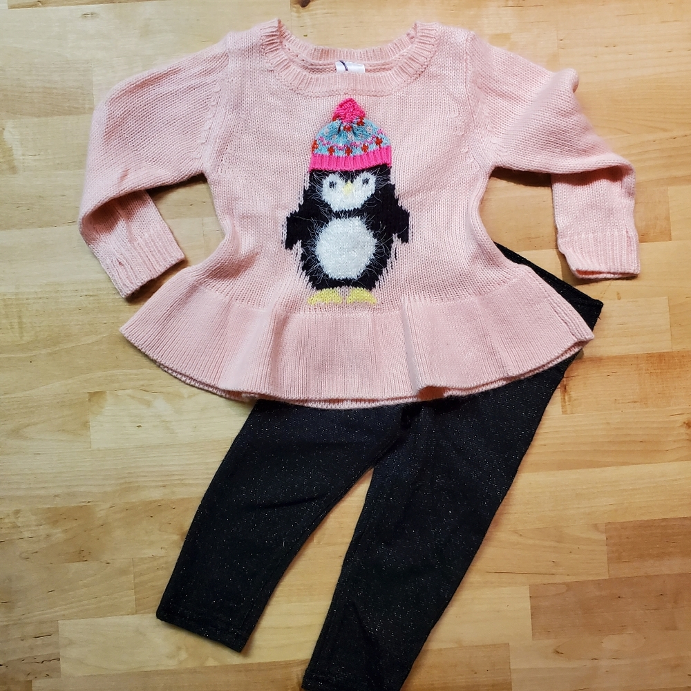 Cat & Jack 2-piece Sweater Dress with bottom Size 18M